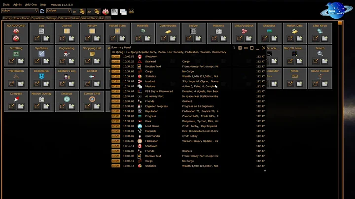 Elite Dangerous Discovery Episode 2 Theming and User Interface