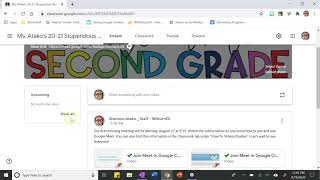 Google Classroom Tour 2020-2021