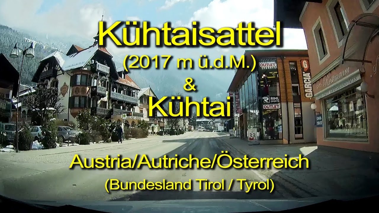Kühtai & Kühtaisattel – Austria/Tirol - Durch die Windschutzscheibe_Komplett/Echtzeit/Real time