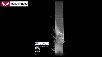 Instron Carbon fiber tensile test High Speed