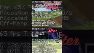 best mod for increasing fps #minecraftmods #minecraft #mincraf