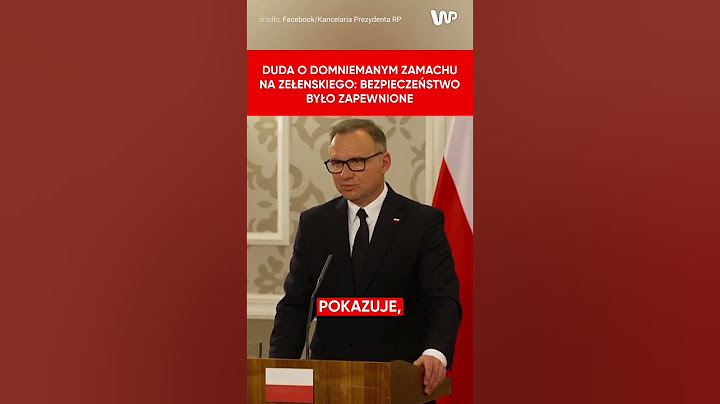 "Bezpieczeństwo było zapewnione". Duda o domniemanym zamachu na Zełenskiego