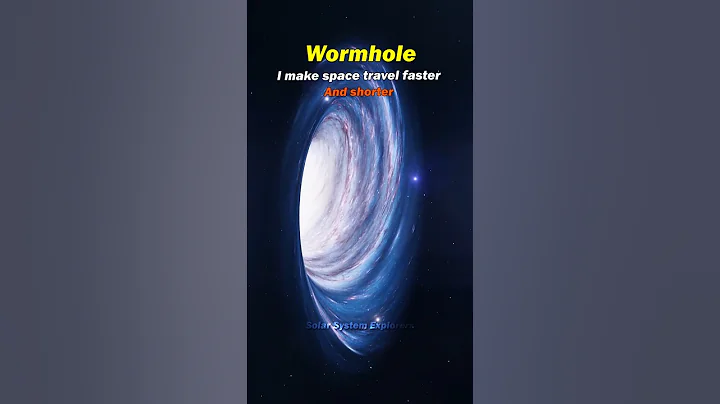 Black Hole vs WormHole 😱☠️ #space #blackhole #universe thumbnail