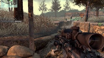 Sick 5 Man Killfeed on Wasteland w/ Barrett.50cal | Modern Warfare 2 | SchemeV