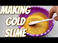 GOLD SLIME making with lot of glitter (NEW 2020) mixing into clear slime Satisfying slime videos