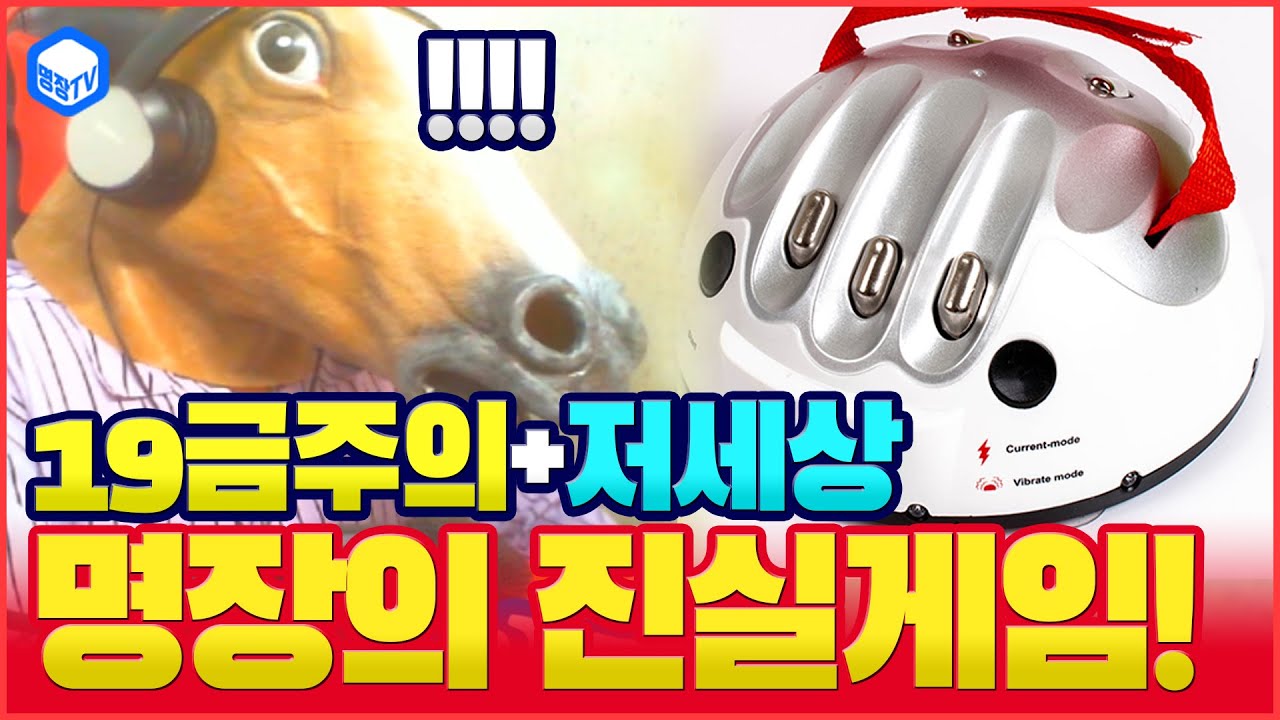 명장의 19금+저세상진실게임(거짓말탐지기FEAT.전기고통)[본격말가면 명장에 대해 알아보기:질문의 상태가 이래도되나?..ㅋㅋ(연애,방송,게임,시참질문 추천리뷰)]