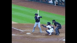 Mike Moustakas at bat...Brewers vs. Astros...6/11/19