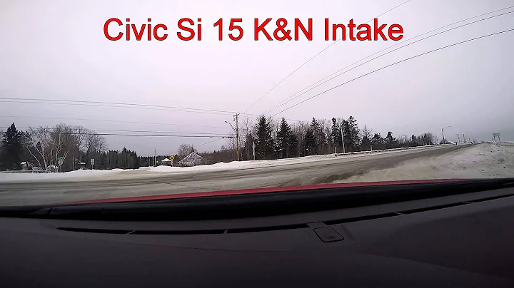 Civic Si 2015 OEM & K&N Intake