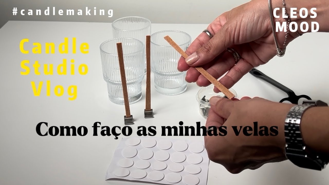 O processo terapêutico de criar velas: Um momento de calma e luz 🕯️✨