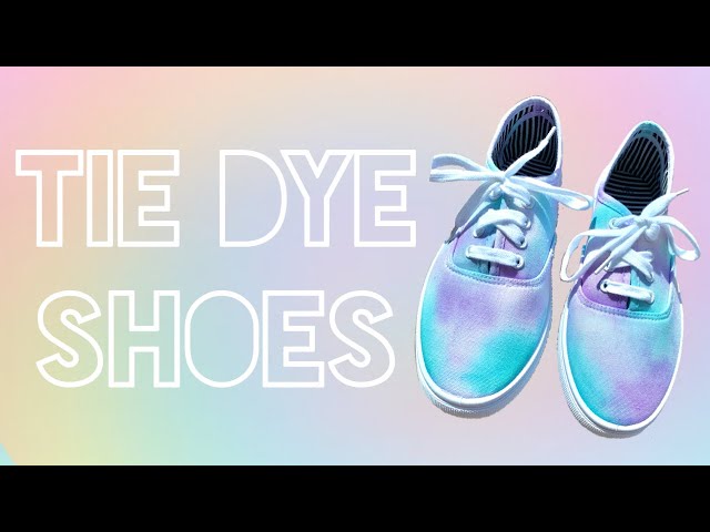 The easy way - how to tie dye shoes - Swoodson Says