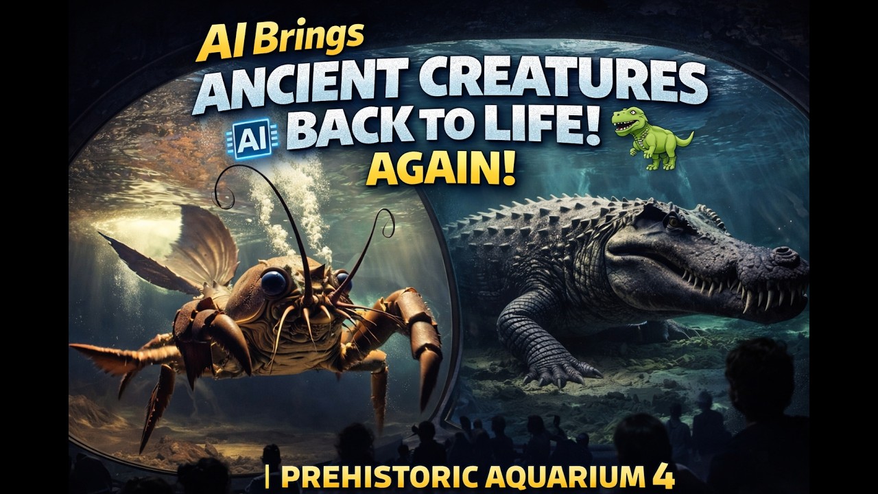 AI古代生物水族館4〜現代に甦る生物たち〜AI Brings Ancient Creatures Back to Life! 🦖 | The Prehistoric Aquarium 4