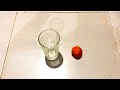 How to put tomato in to glass
