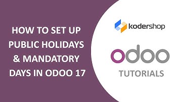 How to Set Up Public Holidays & Mandatory Days in Odoo 17 | Time Off App Tutorial
