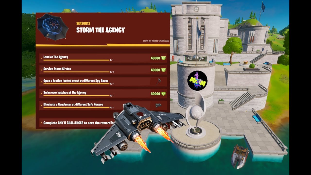 Storm The Agency Challenges and Rewards - Fortnite Chapter 2 Season 2! *FREE* Rewards