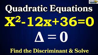 Quadratic Equations Find The Discriminant Solve Q1A