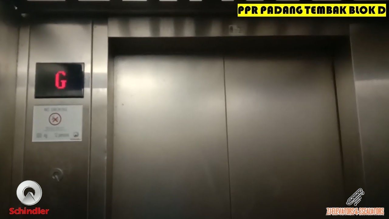 3 Schindler Elevators at PPR Padang Tembak Blok D, Ayer Itam, Penang, Malaysia.