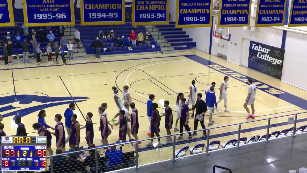 Tabor College vs Kansas Wesleyan University Men’s Varsity Basketball
