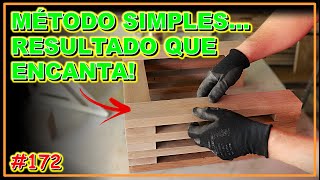 DE MADEIRA REAPROVEITADA A UM RESULTADO SURPREENDENTE! (VIDEO #172) #marcenariacriativa #marcenaria