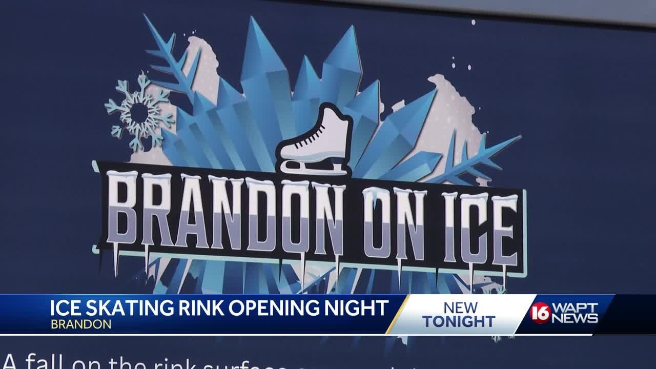 Grand opening of Brandon on ice to support local charities - YouTube
