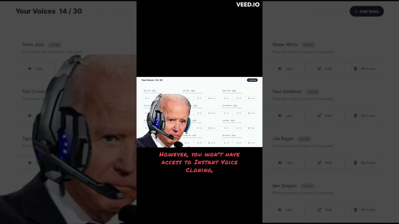 President Biden TEACHES YOU AI Voices (Pt. 2) 