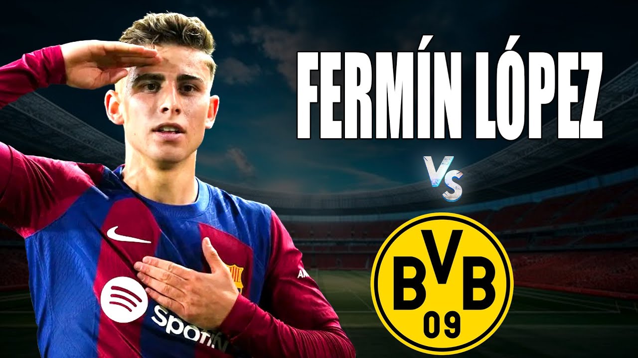 Fermín López vs Borussia Dortmund | All dribblings, assists & passes! | UCL Quarter-Finals 9/4/2025