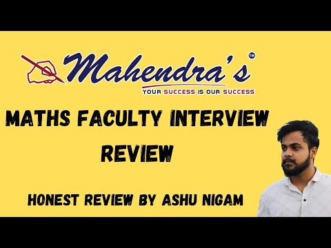 Mahendra's Maths Faculty Interview Review || Mahendra's coaching Institute || SSC BANK COACHING