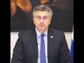 Andrej Plenković, Prime Minister of Croatia | Recovery Plan for the World
