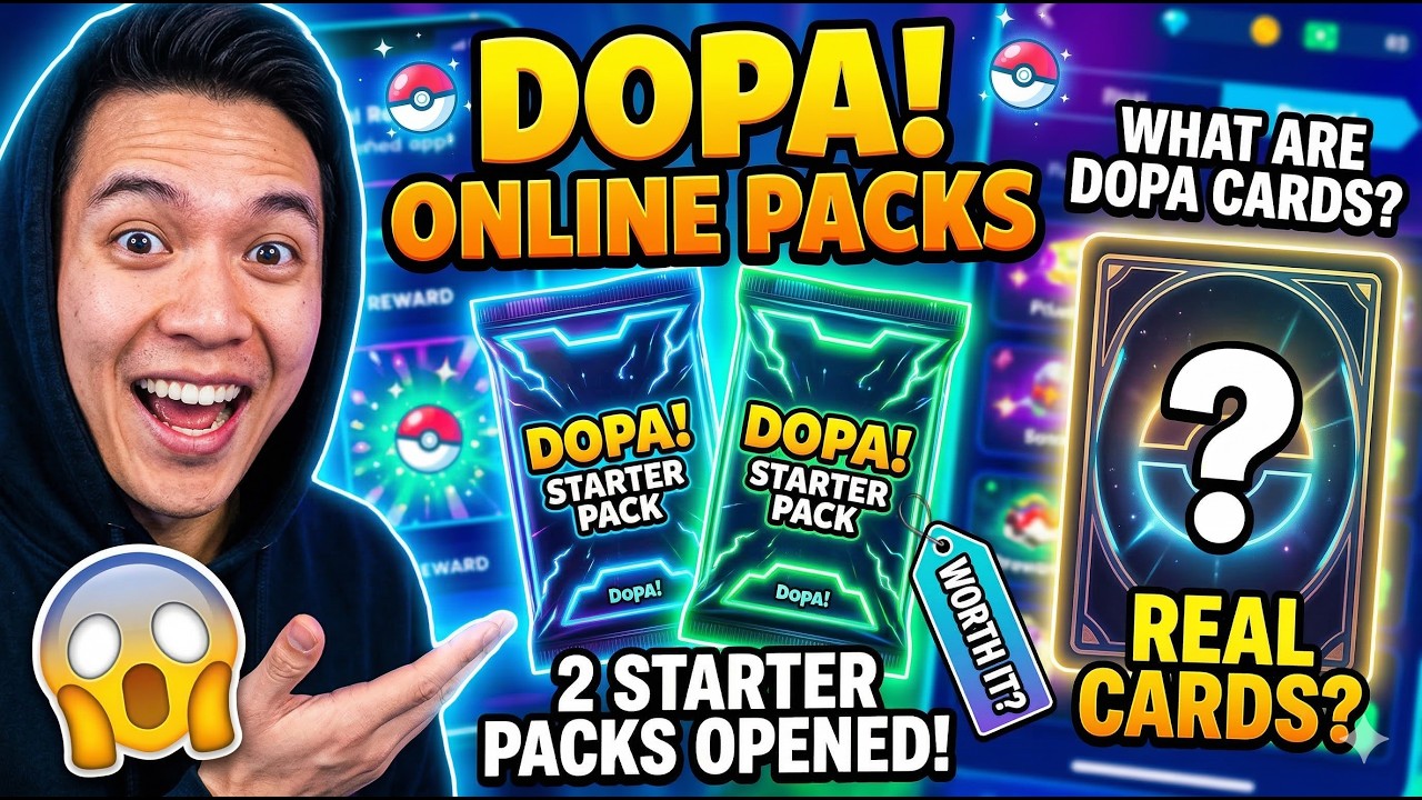 What Are DOPA Cards? Testing the Online Mystery Pack App! - YouTube