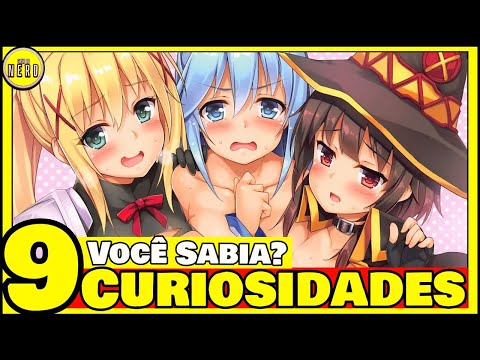 9 CURIOSIDADES INSANAS DE KONOSUBA QUE NINGUEM SABE (Kono Subarashii Sekai  ni Shukufuku wo!) 