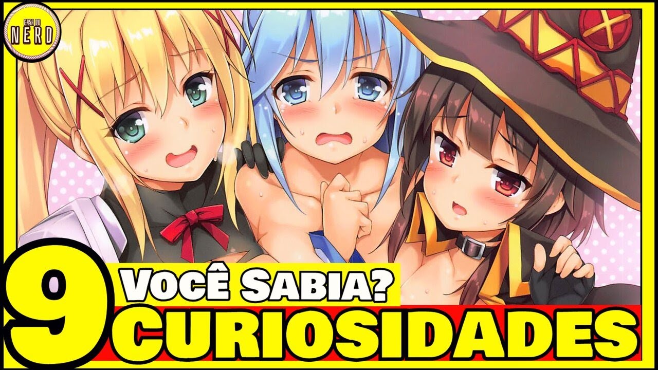 9 CURIOSIDADES INSANAS DE KONOSUBA QUE NINGUEM SABE (Kono Subarashii Sekai  ni Shukufuku wo!) 