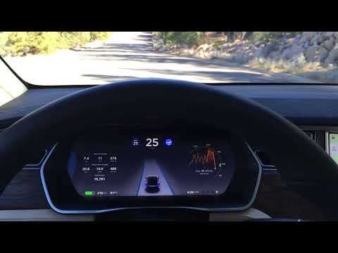 Tesla Autopilot on Unmarked Roads