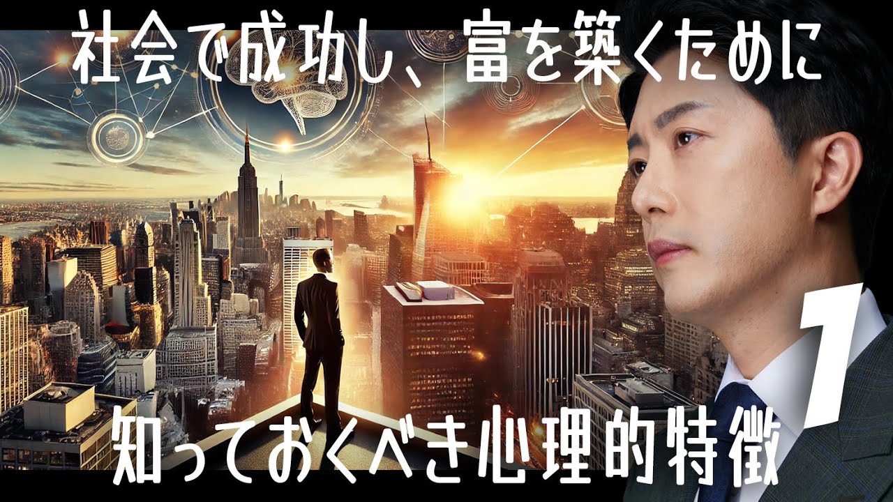 社会で成功し、富を築くために 知っておくべき心理的特徴 - 1 - YouTube