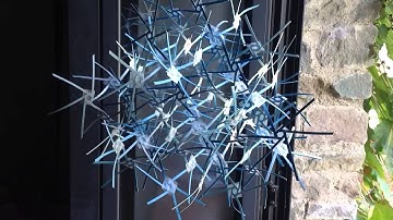 Space frame, hyperbolic lattice