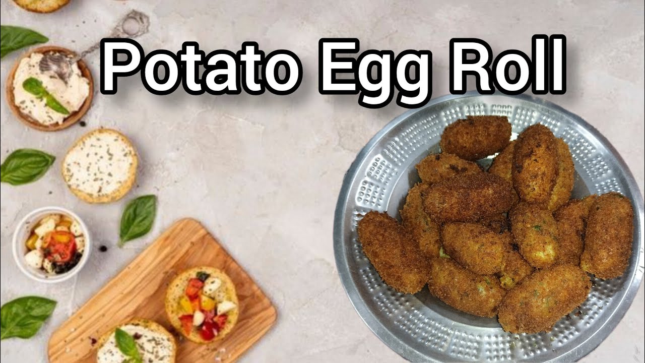 Homemade Potato Egg Rolls | Crunchy & Flavorful😋😍
