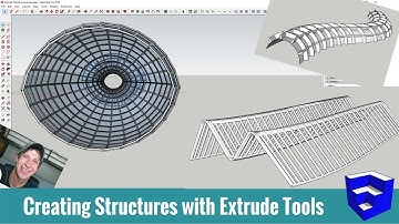 MORE STRUCTURE MODELING! 7 Ways to Create Structures in SketchUp with Extrude Tools