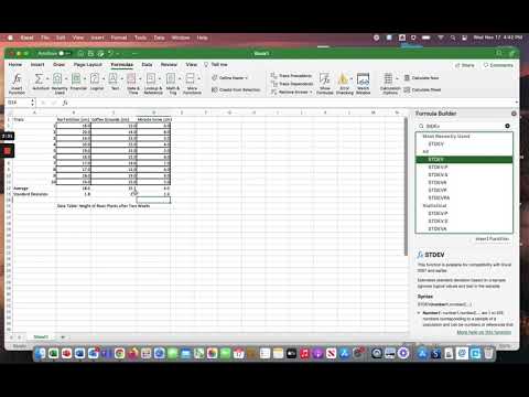Making Summary Data Tables for Your Results Section
