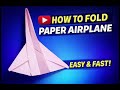 How To Fold Paper Airplane 🚀🚀✈️| Paper Plane