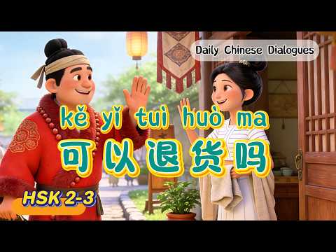 Cách trả hàng bằng tiếng Trung | Hội thoại tiếng Trung | HSK Cấp 2-3