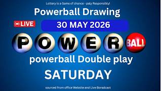 Powerball drawing live Results 30 May 2026 | powerball drawing live today
