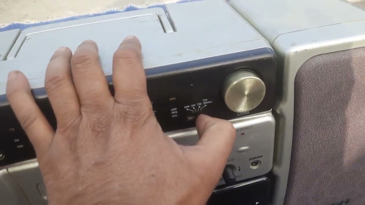 Akai tape recorder model MX 150 dual casset dumping recording with radio FM contact 9759 559081