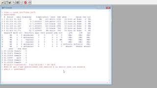 regression logistique sur le logiciel R