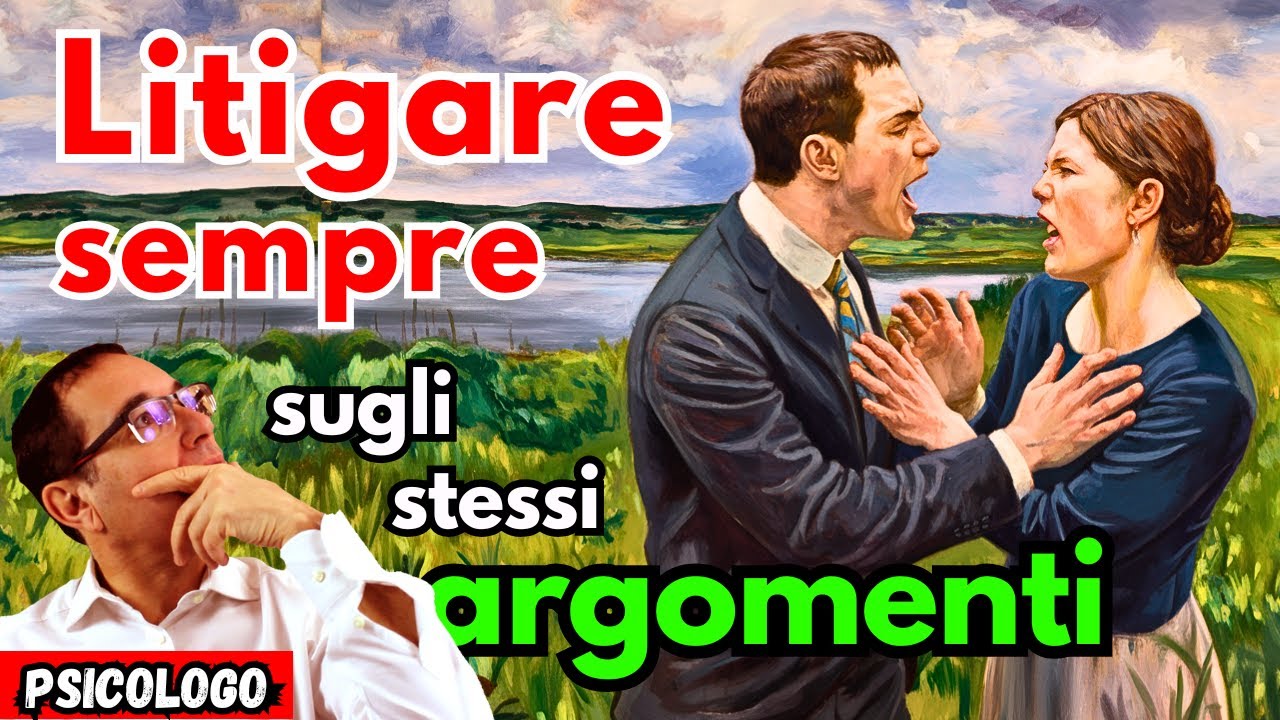 Perché litighiamo sempre sugli stessi argomenti? Ecco come rompere il ciclo. Ascolta lo psicologo!