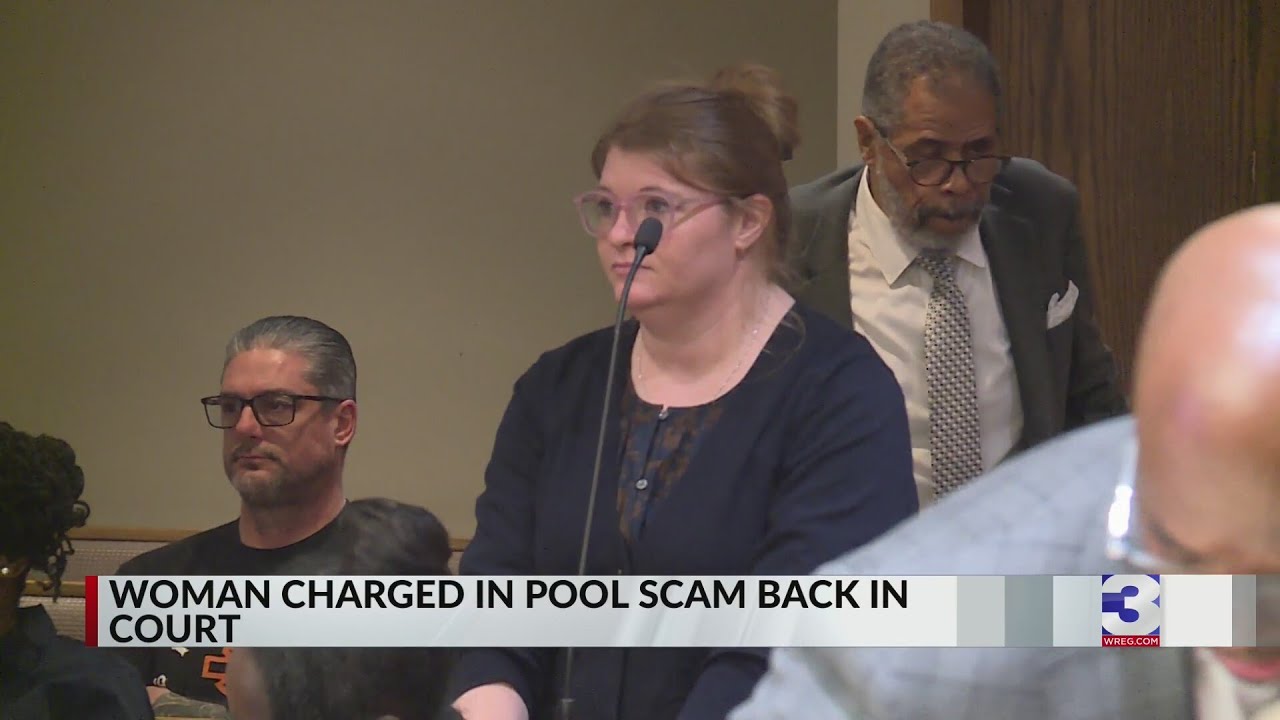 Woman accused in swimming pool scam in court