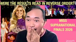 Reacting to Miss Supranational 2026 Results