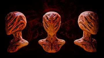 The Mawless Demon : My First Sculpt In Zbrush (Timelapse)