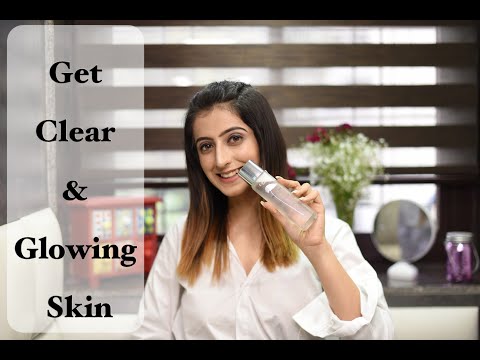 How to get bright and clear skin| L'Oreal Paris Crystal Micro-Essence review.