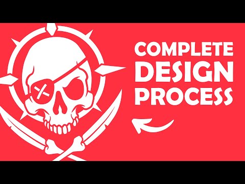 How I created this Vector Skull Logo in Illustrator