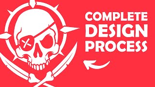 How I created this Vector Skull Logo in Illustrator