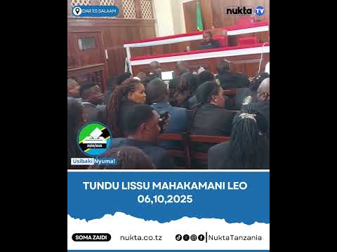 Tundu Lissu Mahakamani Leo Oktoba 06 2025