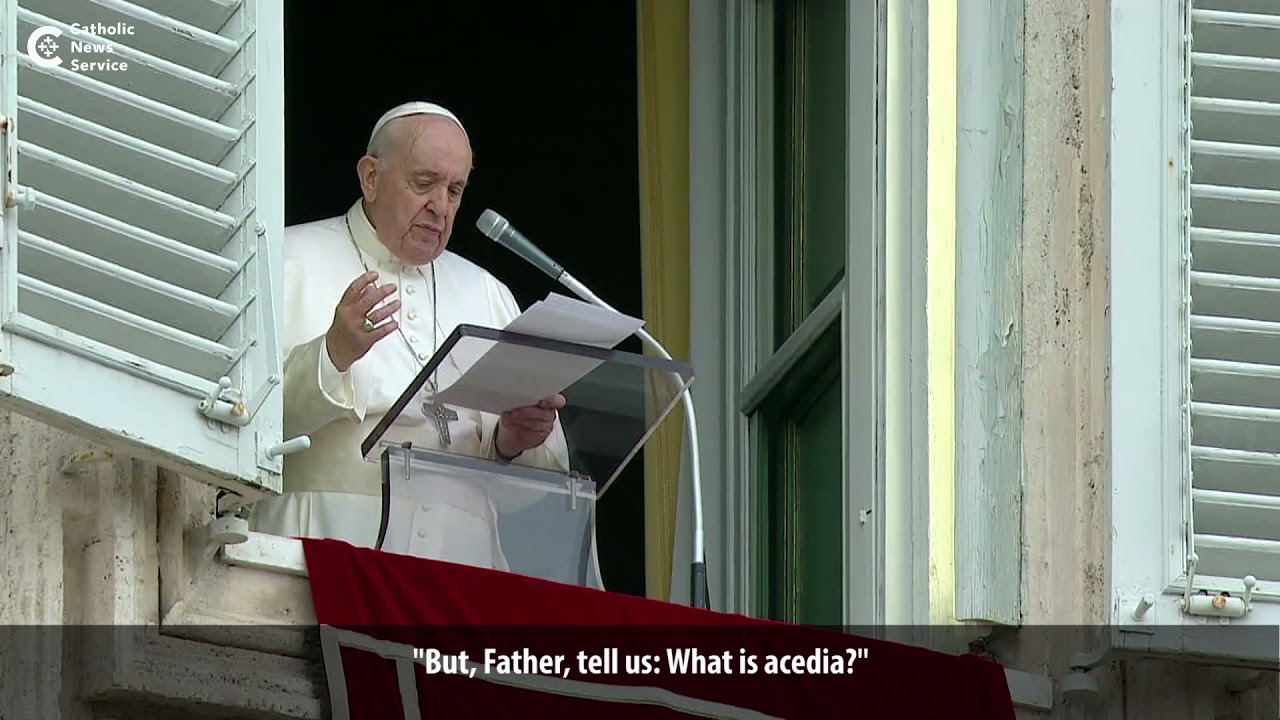 Pope: Beware of the sin of sloth